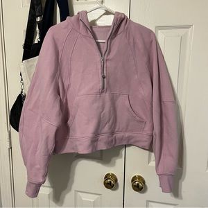 Lululemon half zip scuba hoodie